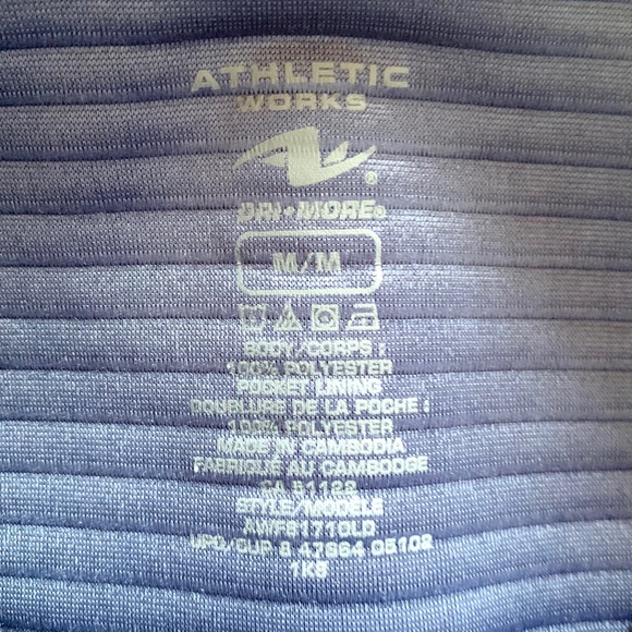 3/$30 - Athletic Works Blue Hoodie Size Medium - Picture 6 of 10